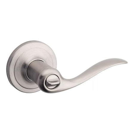 Kwikset Kwikset: Tustin Entry Lever with Round Rose  Satin Nickel  / with SmartKey Technology KWS-740TNL-RDT-SMT-15